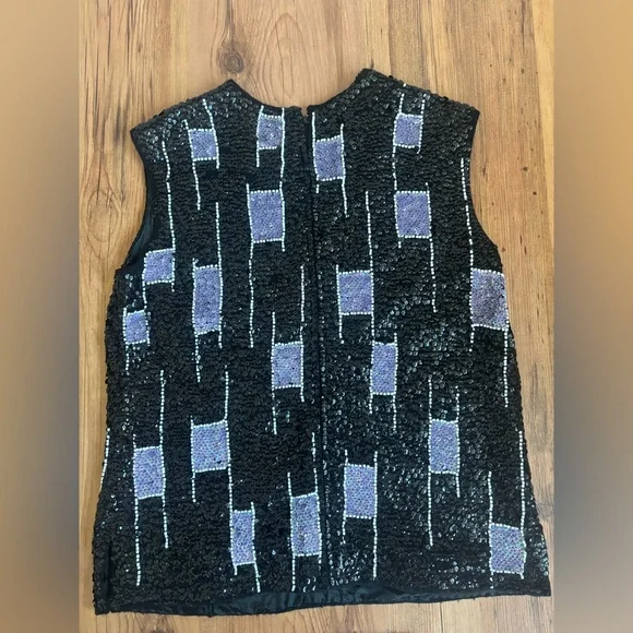 Vintage sequin and beaded top - Picture 4 of 6